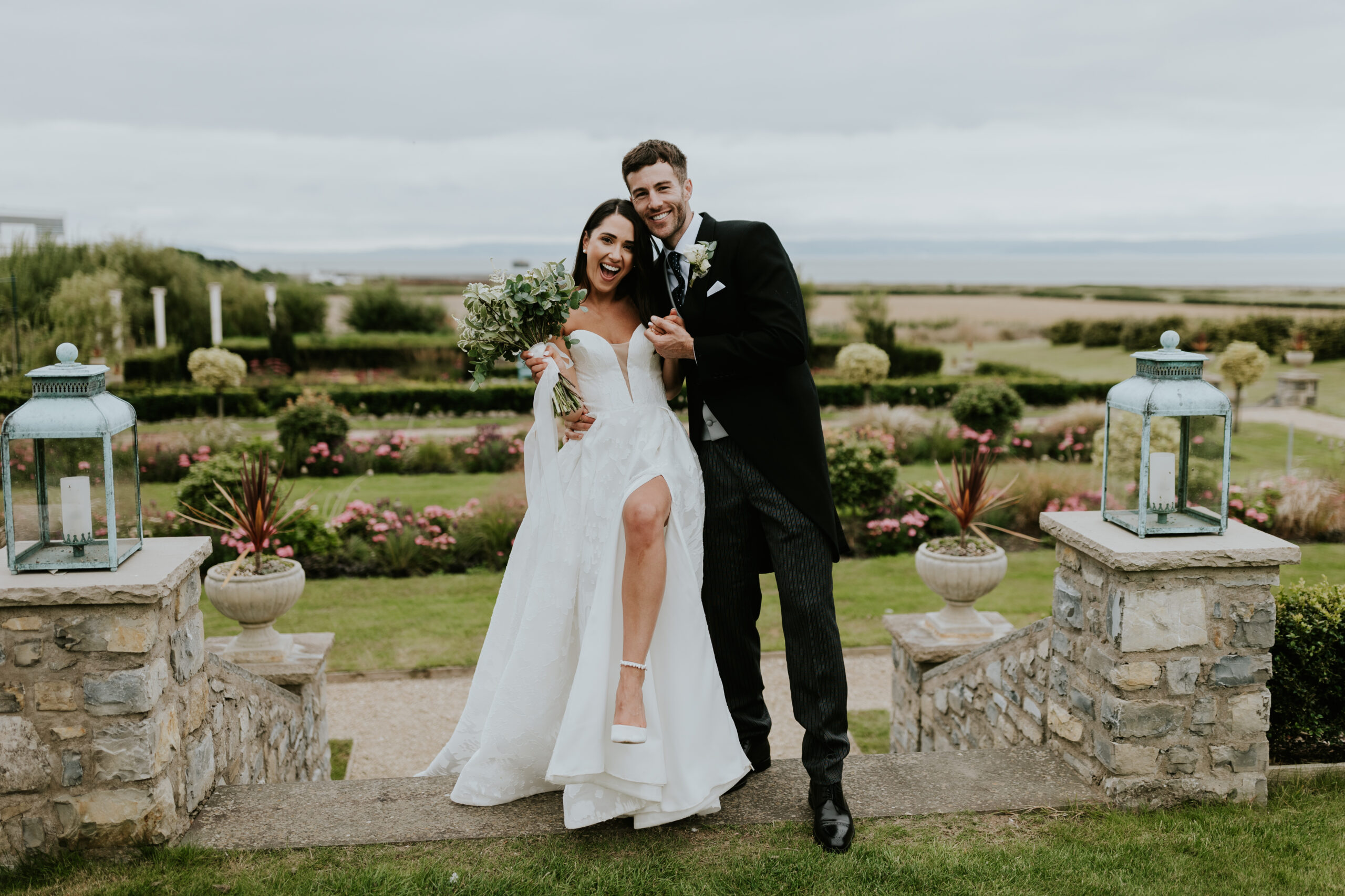 Bride and groom portraits