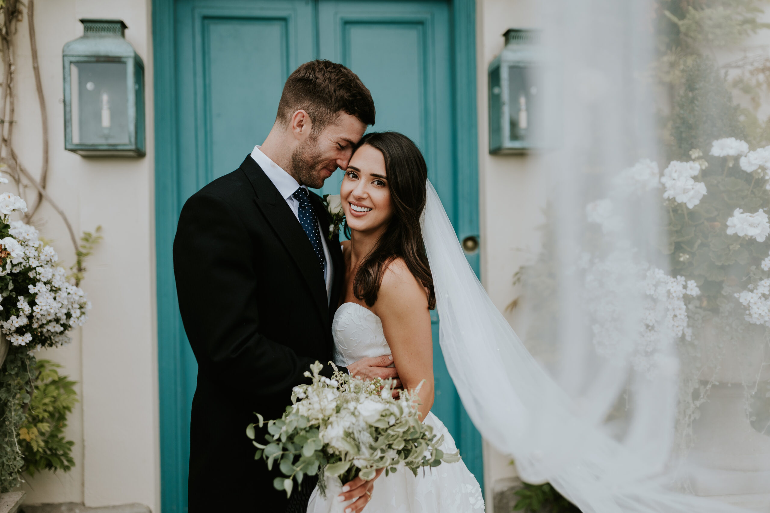 Bride and groom portraits