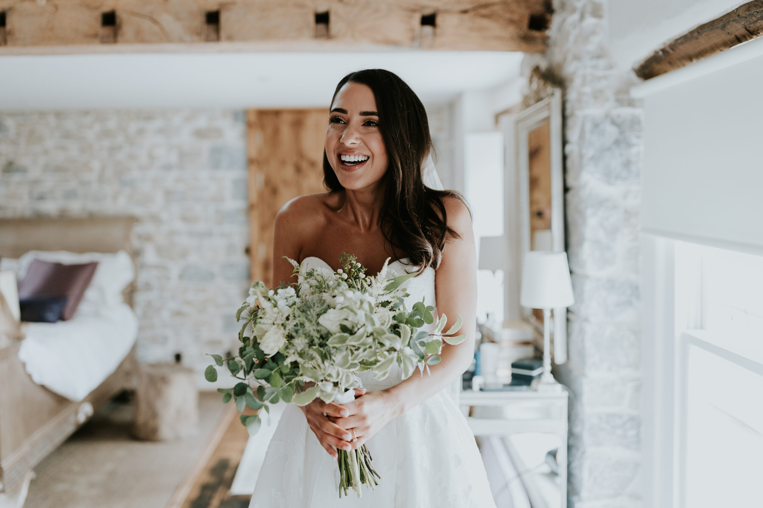 Bride Smiling 