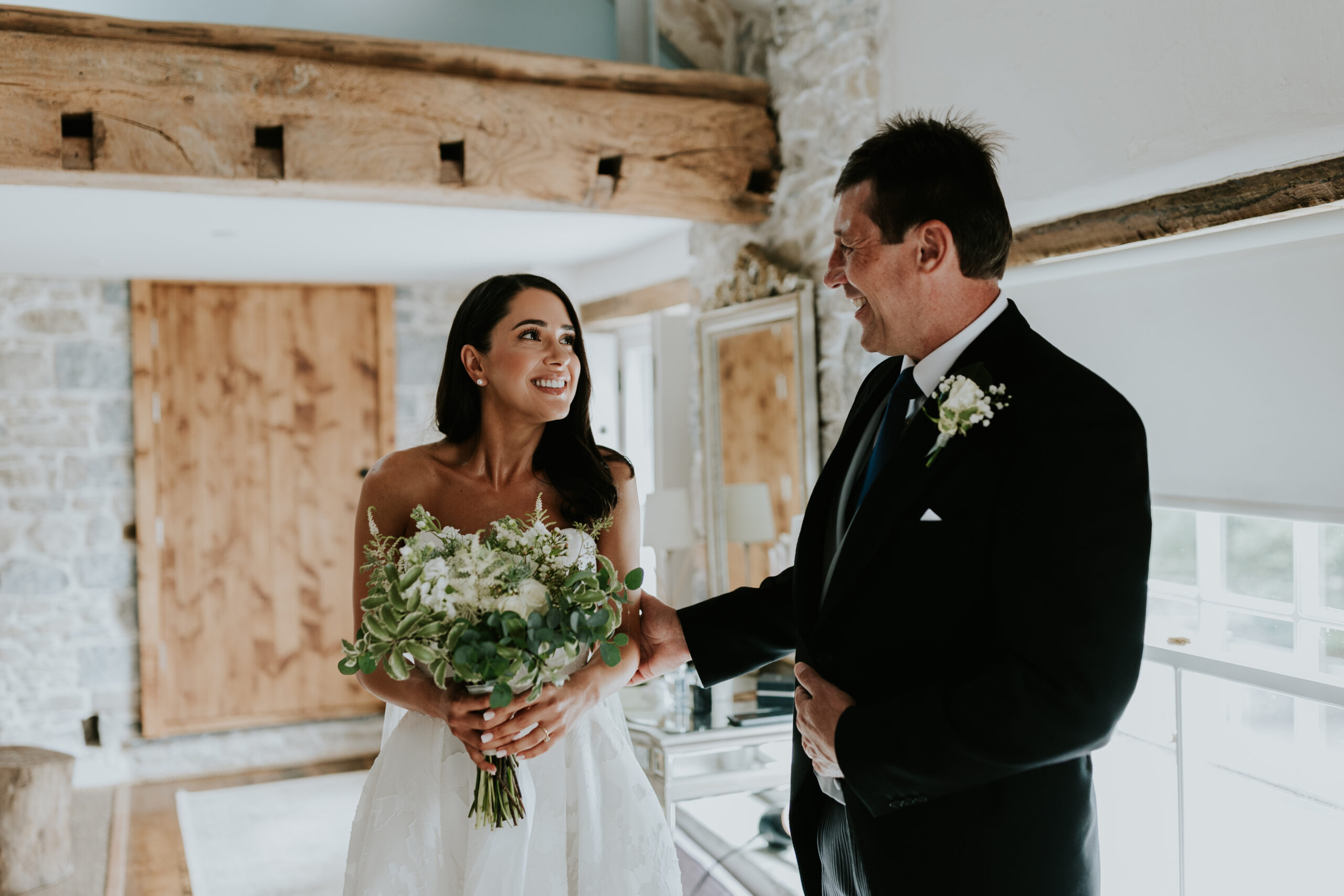 Bride and father of the bride 