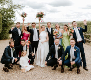 bridal party portraits